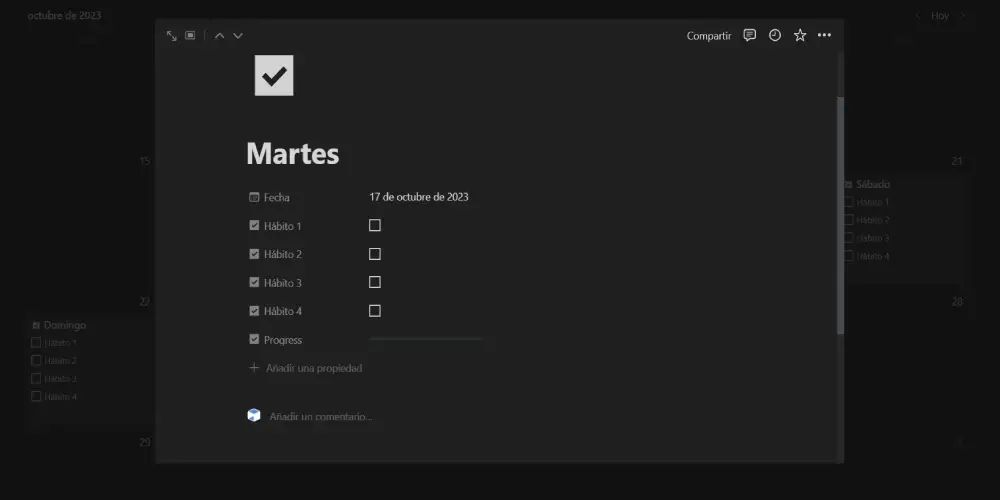 Plantilla habitos detalles