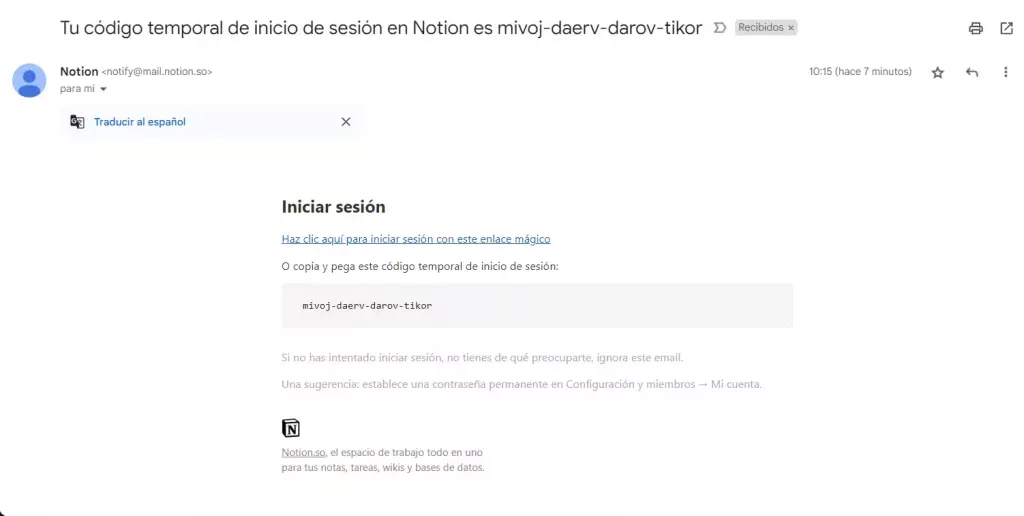 Crear una cuenta de Notion 2